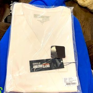 Greys Anatomy 3 pocket Mock Wrap scrub top